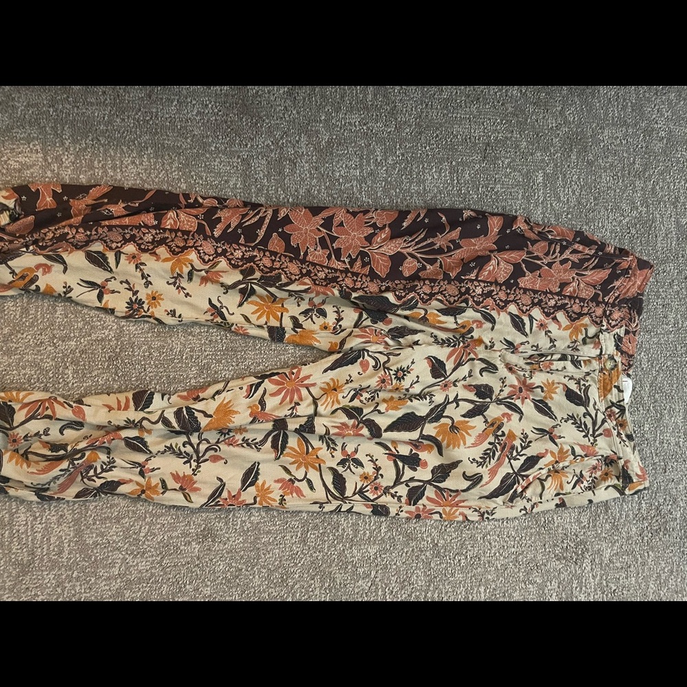 Anthropologie floral pants